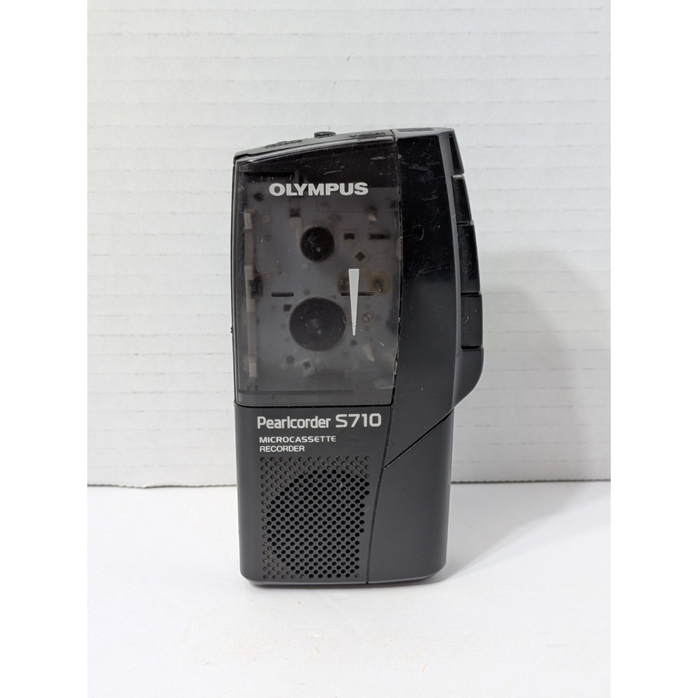 Olympus Pearlcorder S710 Microcassette Voice RECORDER Tested Working Fast Ship